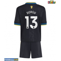 Manchester United Patrick Dorgu #13 3rd trikot Kinder 2025-26 Kurzarm (+ Kurze Hosen)